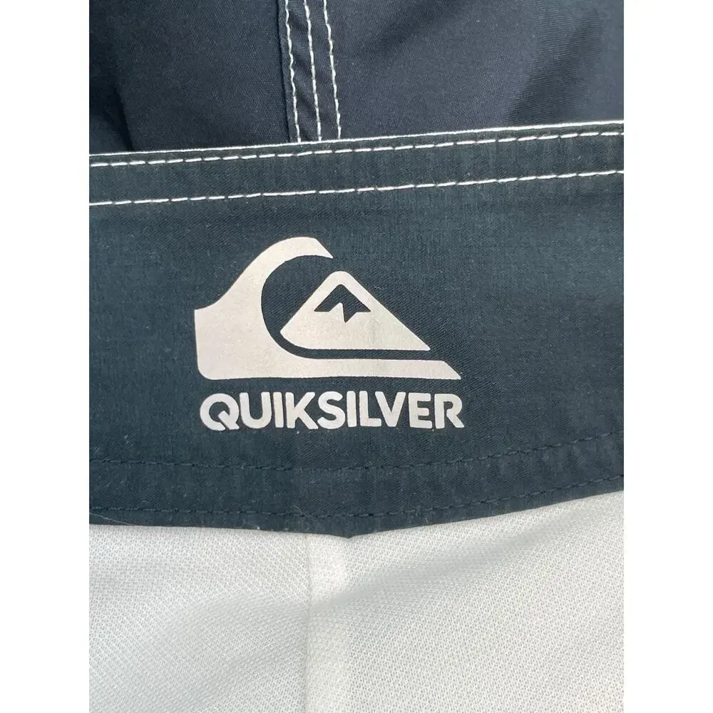 Quiksilver Board Shorts Mens 34 Performance Swim‎ Cargo Stretch 10